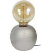Lampes de bureau Tosel Lampe de chevet globe bois gris Gris Unique. . Maison & D&eacute;co > Lampes de bureau.