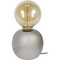 Luminaire sur Grenoble : Lampes de bureau Tosel Lampe de chevet globe bois gris Gris Unique. . Maison & D&eacute;co > Lampes de bureau.
