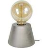 Lampes de bureau Tosel Lampe de chevet conique bois gris Gris Unique. . Maison & D&eacute;co > Lampes de bureau.