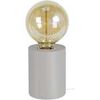 Lampes de bureau Tosel Lampe de chevet cylindrique bois gris Gris Unique. . Maison & D&eacute;co > Lampes de bureau.