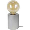 Luminaire sur Grenoble : Lampes de bureau Tosel Lampe de chevet cylindrique bois gris Gris Unique. . Maison & D&eacute;co > Lampes de bureau.
