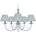 Lustres, suspensions et plafonniers Tosel Lustre multi bras m&eacute;tal gris blanc Gris Unique. . Maison & D&eacute;co > Lustres, suspensions et plafonniers. Grenoble