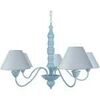 Lustres, suspensions et plafonniers Tosel Lustre multi bras bois gris cerrus&eacute; Gris Unique. . Maison & D&eacute;co > Lustres, suspensions et plafonniers.