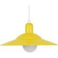 Lustres, suspensions et plafonniers Tosel Suspension d&ocirc;me m&eacute;tal jaune Jaune Unique. . Maison & D&eacute;co > Lustres, suspensions et plafonniers. Grenoble