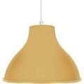 Lustres, suspensions et plafonniers Tosel Suspension d&ocirc;me m&eacute;tal jaune Jaune Unique. . Maison & D&eacute;co > Lustres, suspensions et plafonniers.