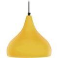 Lustres, suspensions et plafonniers Tosel Suspension larme m&eacute;tal jaune Jaune Unique. . Maison & D&eacute;co > Lustres, suspensions et plafonniers.