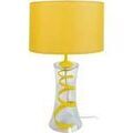Lampes de bureau Tosel Lampe a poser &eacute;vas&eacute;e verre jaune Jaune Unique. . Maison & D&eacute;co > Lampes de bureau.