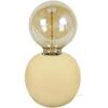 Lampes de bureau Tosel Lampe de chevet globe bois jaune Jaune Unique. . Maison & D&eacute;co > Lampes de bureau.