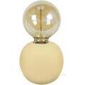 Lampes de bureau Tosel Lampe de chevet globe bois jaune Jaune Unique. . Maison & D&eacute;co > Lampes de bureau. Grenoble