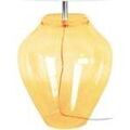 Lampes de bureau Tosel Lampe a poser vase verre jaune et blanc Jaune Unique. . Maison & D&eacute;co > Lampes de bureau.