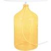 Lampes de bureau Tosel Lampe de chevet bouteille verre jaune et blanc Jaune Unique. . Maison & D&eacute;co > Lampes de bureau.