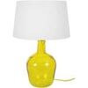 Lampes de bureau Tosel Lampe a poser bouteille verre jaune et blanc Jaune Unique. . Maison & D&eacute;co > Lampes de bureau.