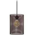 Luminaire sur Grenoble : Lustres, suspensions et plafonniers Tosel Suspension cylindrique m&eacute;tal marron Marron Unique. . Maison & D&eacute;co > Lustres, suspensions et plafonniers.