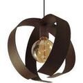 Luminaire sur Grenoble : Lustres, suspensions et plafonniers Tosel Suspension abstract m&eacute;tal marron Marron Unique. . Maison & D&eacute;co > Lustres, suspensions et plafonniers.