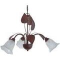 Luminaire sur Grenoble : Lustres, suspensions et plafonniers Tosel Lustre multi bras m&eacute;tal marron Marron Unique. . Maison & D&eacute;co > Lustres, suspensions et plafonniers.