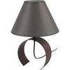 Lampes de bureau Tosel Lampe de chevet demi cylindrique m&eacute;tal marron Marron Unique. . Maison & D&eacute;co > Lampes de bureau.