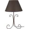 Lampes de bureau Tosel Lampe de chevet colonne m&eacute;tal marron Marron Unique. . Maison & D&eacute;co > Lampes de bureau. Grenoble
