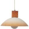 Lustres, suspensions et plafonniers Tosel Suspension d&ocirc;me bois marron et bois fonce Marron Unique. . Maison & D&eacute;co > Lustres, suspensions et plafonniers.