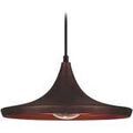 Lustres, suspensions et plafonniers Tosel Suspension conique m&eacute;tal marron et cuivre Marron Unique. . Maison & D&eacute;co > Lustres, suspensions et plafonniers.