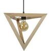 Lustres, suspensions et plafonniers Tosel Suspension g&eacute;om&eacute;trique bois naturel Beige Unique. . Maison & D&eacute;co > Lustres, suspensions et plafonniers.