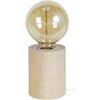 Lampes de bureau Tosel Lampe de chevet cylindrique bois naturel Beige Unique. . Maison & D&eacute;co > Lampes de bureau.
