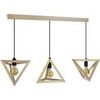 Lustres, suspensions et plafonniers Tosel Lustre bar bois naturel Beige Unique. . Maison & D&eacute;co > Lustres, suspensions et plafonniers.