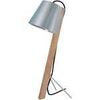 Lampes de bureau Tosel Lampe de bureau tr&eacute;pied bois naturel et aluminium Beige Unique. . Maison & D&eacute;co > Lampes de bureau.