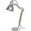 Lampes de bureau Tosel Lampe de bureau articul&eacute; bois naturel et aluminium Beige Unique. . Maison & D&eacute;co > Lampes de bureau.