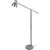Lampadaires Tosel lampadaire liseuse articul&eacute; bois naturel et aluminium Beige Unique. . Maison & D&eacute;co > Lampadaires.