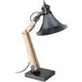 Lampes de bureau Tosel Lampe de bureau articul&eacute; m&eacute;tal naturel et anthracite Beige Unique. . Maison & D&eacute;co > Lampes de bureau.