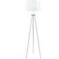 Luminaire sur Grenoble : Lampadaires Tosel Lampadaire tr&eacute;pied bois naturel et blanc Beige Unique. . Maison & D&eacute;co > Lampadaires.