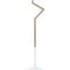 Lampadaires Tosel Lampadaire articul&eacute; bois naturel et blanc Beige Unique. . Maison & D&eacute;co > Lampadaires.