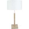 Lampes de bureau Tosel Lampe a poser colonne bois naturel et blanc Beige Unique. . Maison & D&eacute;co > Lampes de bureau.