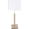 Lampes de bureau Tosel Lampe a poser colonne bois naturel et blanc Beige Unique. . Maison & D&eacute;co > Lampes de bureau.