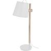 Lampes de bureau Tosel Lampe de bureau articul&eacute; bois naturel et blanc Beige Unique. . Maison & D&eacute;co > Lampes de bureau.