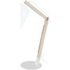 Lampes de bureau Tosel Lampe de bureau articul&eacute; bois naturel et blanc Beige Unique. . Maison & D&eacute;co > Lampes de bureau.