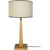 Lampes de bureau Tosel Lampe a poser droit bois naturel et blanc Beige Unique. . Maison & D&eacute;co > Lampes de bureau.