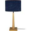 Lampes de bureau Tosel Lampe a poser droit bois naturel et bleu Beige Unique. . Maison & D&eacute;co > Lampes de bureau.