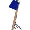 Lampes de bureau Tosel Lampe de bureau tr&eacute;pied bois naturel et bleu Beige Unique. . Maison & D&eacute;co > Lampes de bureau.