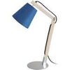 Lampes de bureau Tosel Lampe de bureau articul&eacute; bois naturel et bleu Beige Unique. . Maison & D&eacute;co > Lampes de bureau.