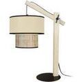 Lampes de bureau Tosel Lampe a poser articul&eacute; bois naturel et cr&egrave;me Beige Unique. . Maison & D&eacute;co > Lampes de bureau. Grenoble