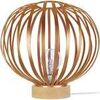Lampes de bureau Tosel Lampe a poser globe m&eacute;tal naturel et cuivre Beige Unique. . Maison & D&eacute;co > Lampes de bureau.