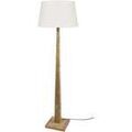 Lampadaires Tosel Lampadaire droit bois naturel et &eacute;cru Beige Unique. . Maison & D&eacute;co > Lampadaires. Grenoble