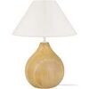 Lampes de bureau Tosel Lampe a poser bouteille bois naturel et &eacute;cru Beige Unique. . Maison & D&eacute;co > Lampes de bureau.