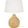 Lampes de bureau Tosel Lampe a poser bouteille bois naturel et &eacute;cru Beige Unique. . Maison & D&eacute;co > Lampes de bureau.