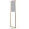 Lampadaires Tosel Lampadaire colonne bois naturel et gris Beige Unique. . Maison & D&eacute;co > Lampadaires.
