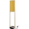 Lampadaires Tosel Lampadaire colonne bois naturel et jaune Beige Unique. . Maison & D&eacute;co > Lampadaires.