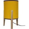 Lampes de bureau Tosel Lampe a poser cylindrique bois naturel et jaune Beige Unique. . Maison & D&eacute;co > Lampes de bureau.