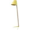 Lampadaires Tosel lampadaire liseuse colonne bois naturel et jaune Beige Unique. . Maison & D&eacute;co > Lampadaires.