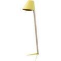 Lampadaires Tosel lampadaire liseuse colonne bois naturel et jaune Beige Unique. . Maison & D&eacute;co > Lampadaires.